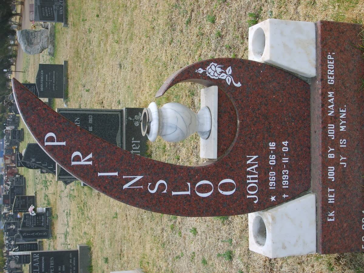 PRINSLOO Johan 1960-1993