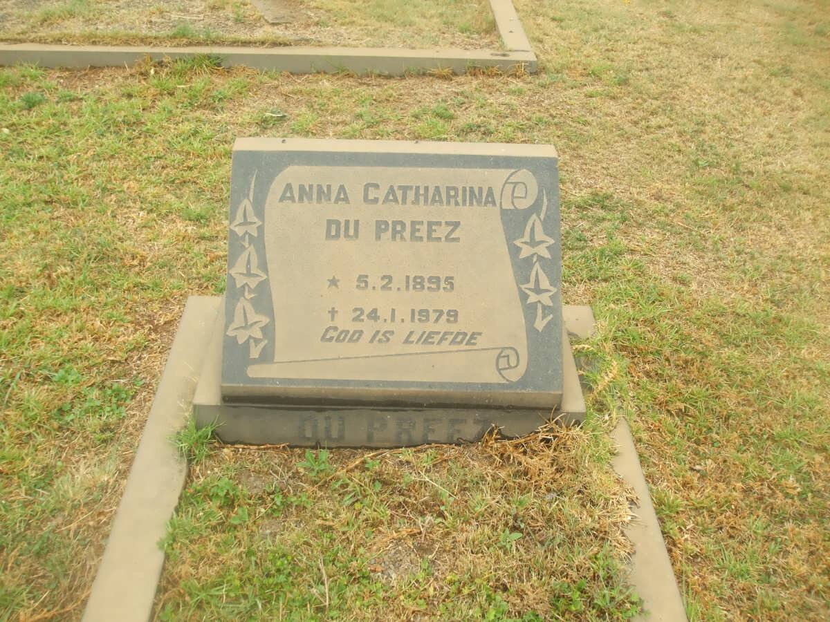 PREEZ Anna Catharina, du 1995-1979