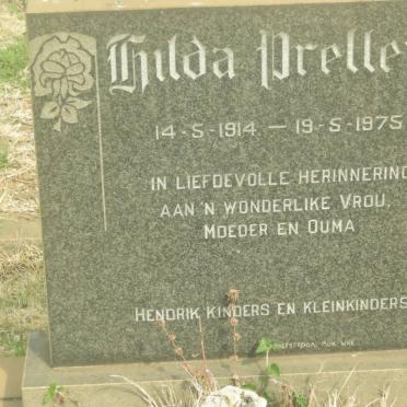 PRELLER Hilda 1914-1975