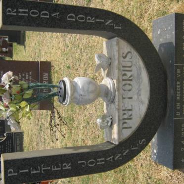 PRETORIUS Pieter Johannes 1925-1992 &amp; Rhoda Dorine 1931-2000