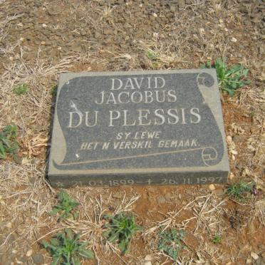 PLESSIS David Jacobus, du 1899-1997