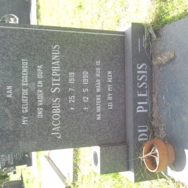 PLESSIS Jacobus Stephanus, du 1919-1990