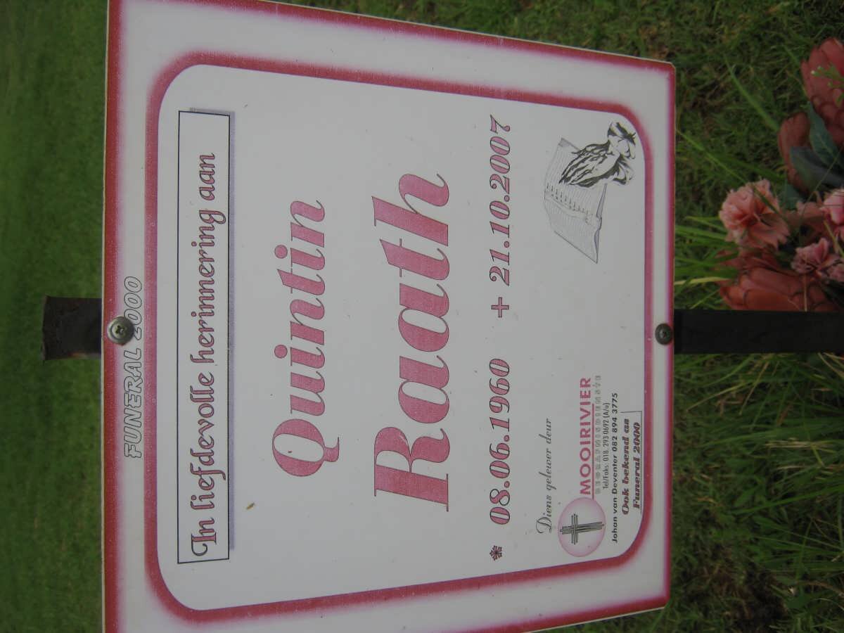 RAATH Quintin 1960-2007