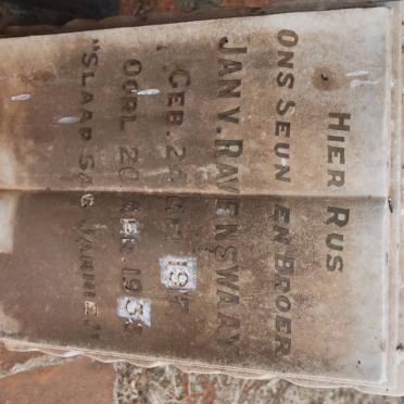 RAVENSWAAY Jan, v. 1917-1933