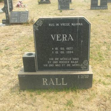 RALL Aletta Catharina 1927-1994