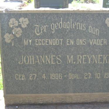 REYNEKE Johannes M. 1906-1964