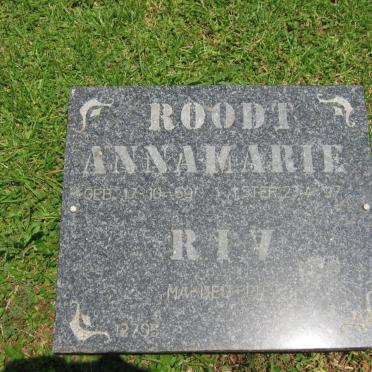 ROODT Anna-Marie 1959-1997