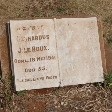 ROUX Gerhardus J., le -1941