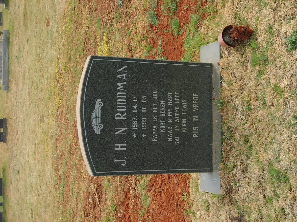 ROODMAN J.H.N. 1967-1999