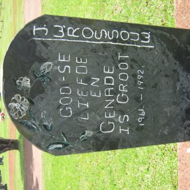 ROSSOUW J.W. 1961-1992