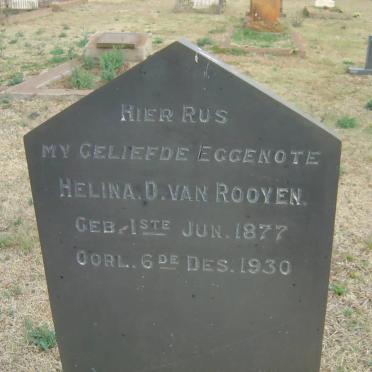 ROOYEN Helina D., van 1877-1930