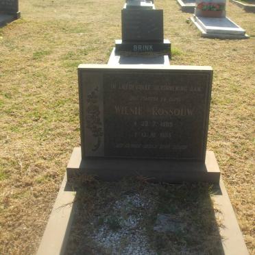 ROSSOUW Wiesie 1889-1985