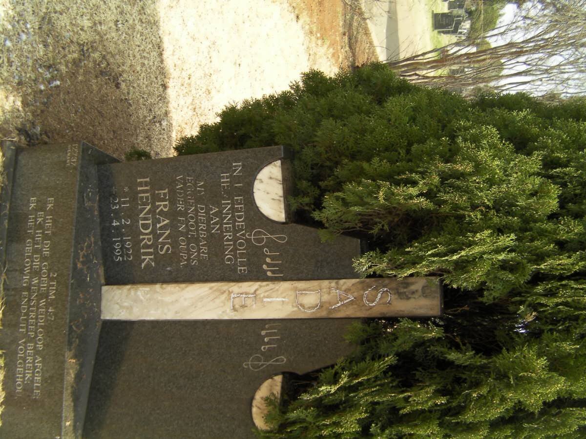 SADIE Frans Hendrik 1922-1995