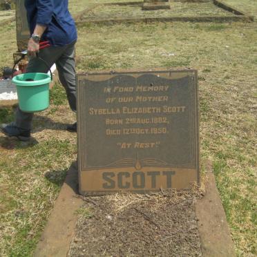 SCOTT Sybella Elizabeth 1882-1950