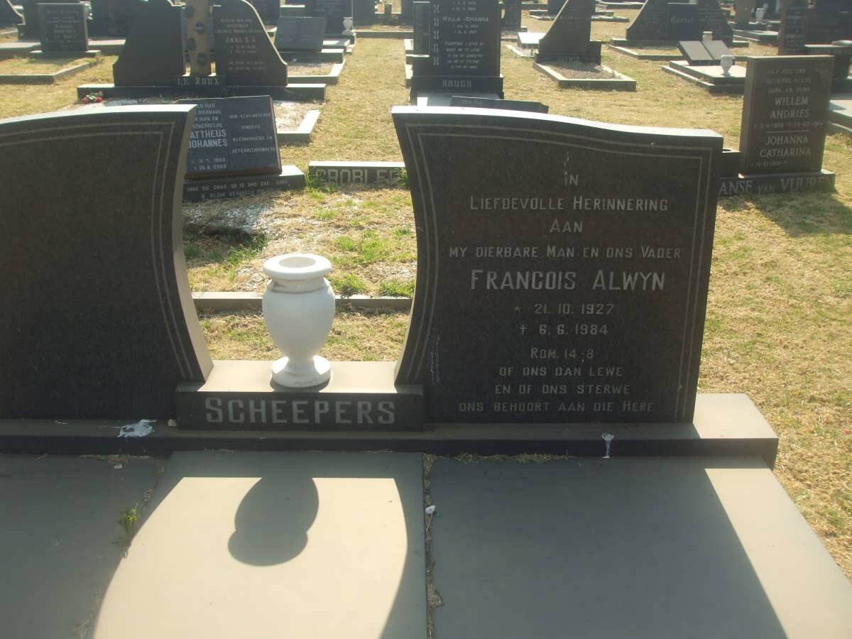SCHEEPERS Francois Alwyn 1927-1984