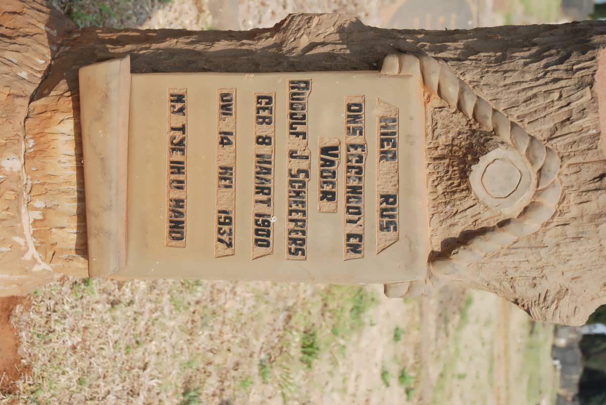 SCHEEPERS Rudolf J. 1900-1937