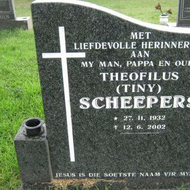 SCHEEPERS Theofilus 1932-2002