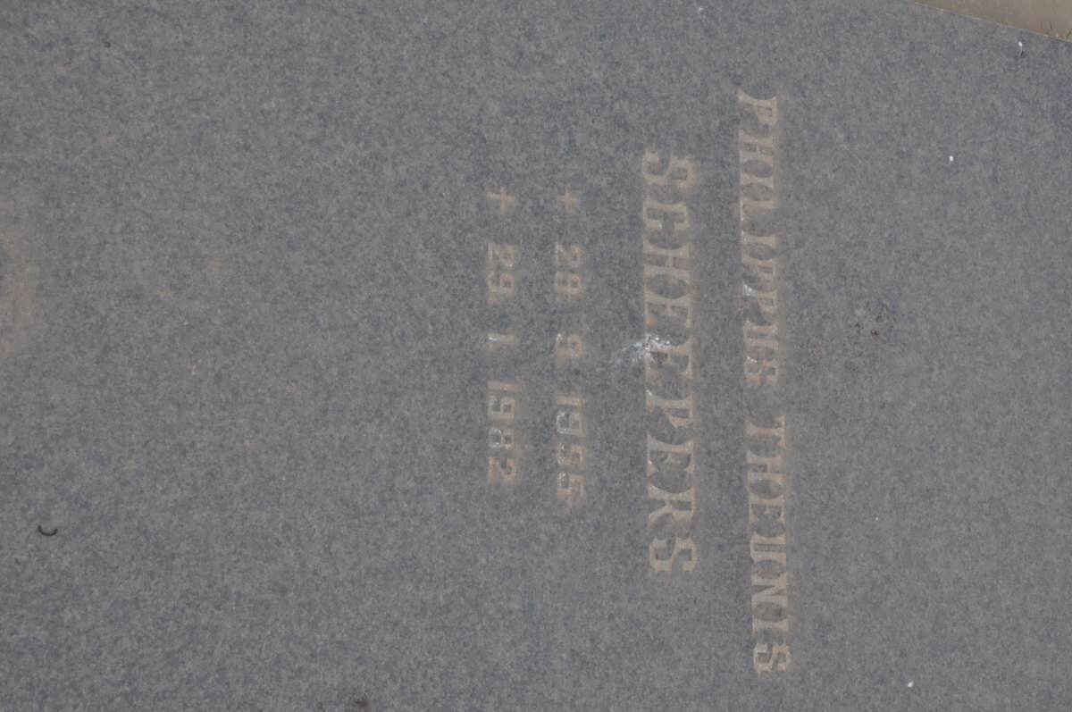 SCHEEPERS Philippus Theunis 1955-1982