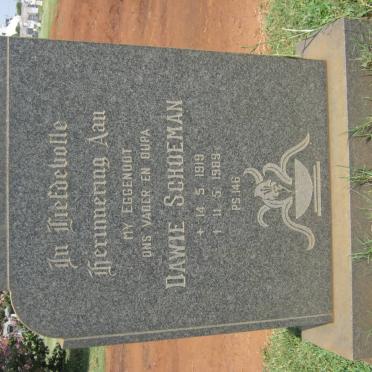 SCHOEMAN Dawie 1919-1989