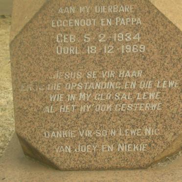 SCHEEPERS Nicolaas Gerhardus Cornelis 1934-1969