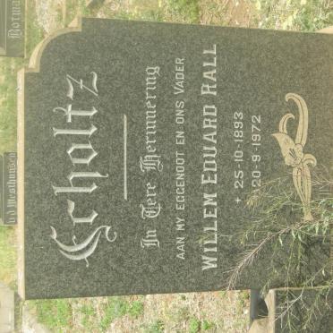 SCHOLTZ Willem Eduard Hall 1893-1972