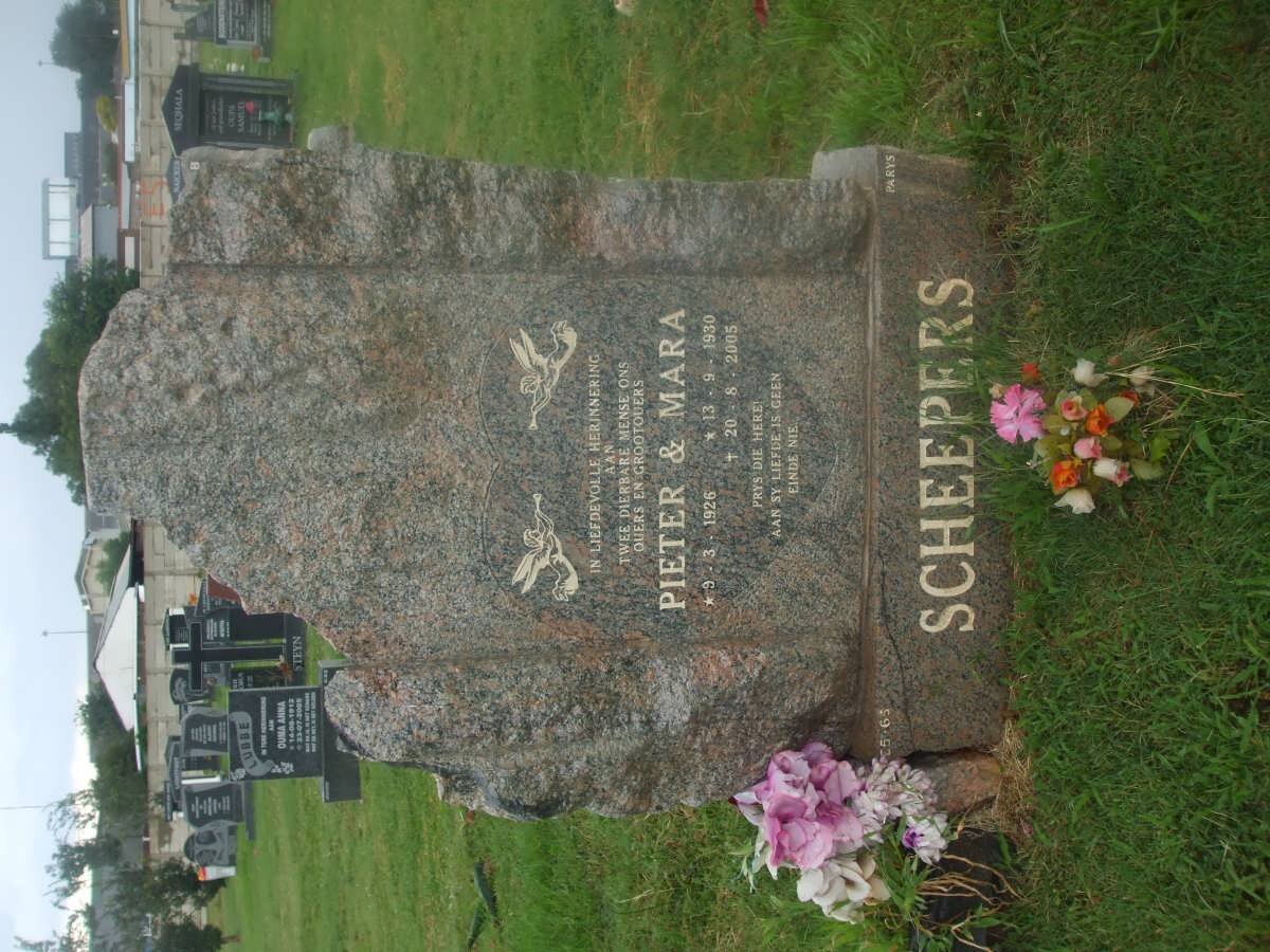 SCHEEPERS Pieter 1926- &amp; Mara 1930-2005