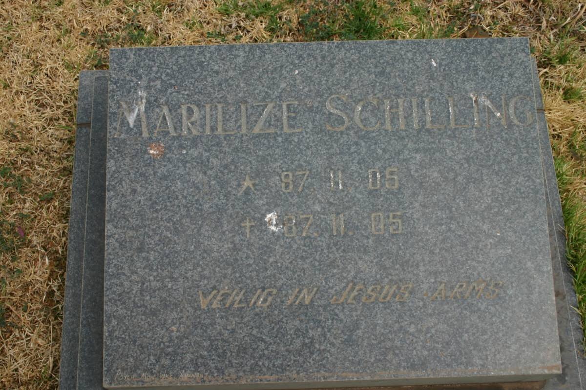 SCHILLING Marilize 1987-1987