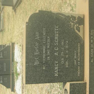 SCHUTTE Nancy A.C. 1912-1974