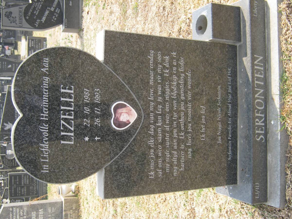 SERFONTEIN Lizelle 1981-1993