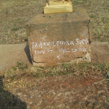 SICH Sarah Louisa -1908