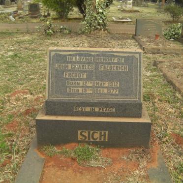 SICH John Charles Frederich 1912-1977