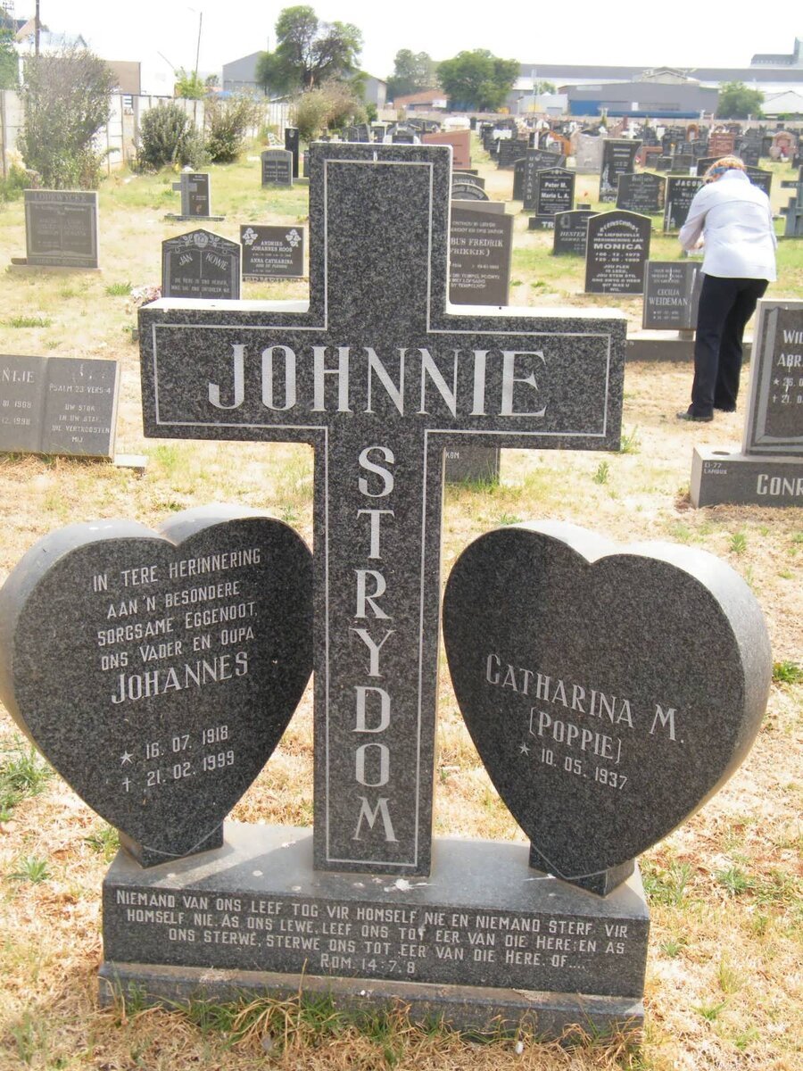 STRYDOM Johannes 1918-1999 &amp; Catharina M. 1937-