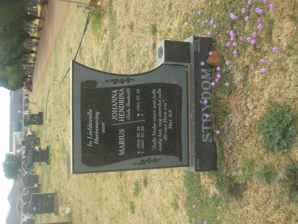 STRYDOM Marius 1943-2007