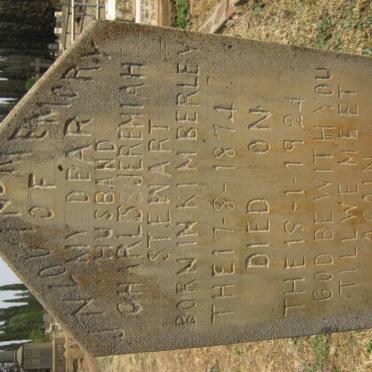 STEWART Charls Jeremiah 1874-1924