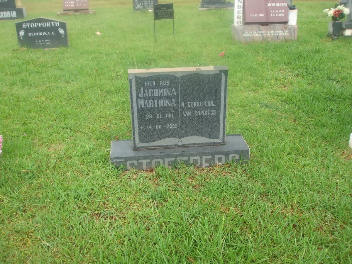 STOFFBERG Jacomina Marthina 1911-2002