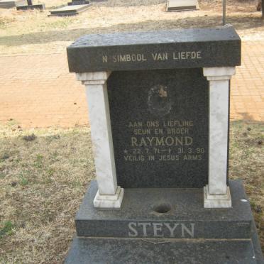 STEYN Raymond 1971-1990