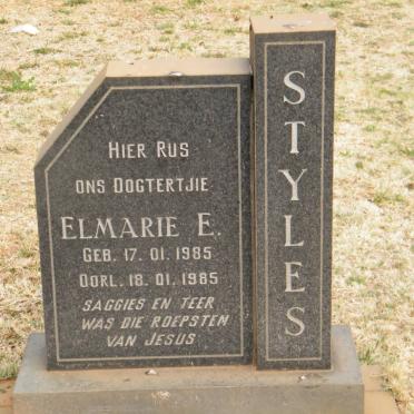 STYLES Elmarie E. 1985-1985