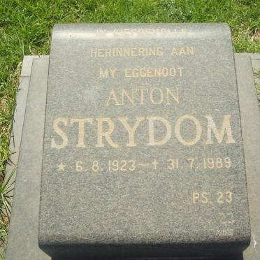 STRYDOM Anton 1923-1989