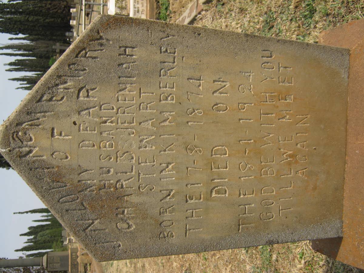 STEWART Charls Jeremiah 1874-1924