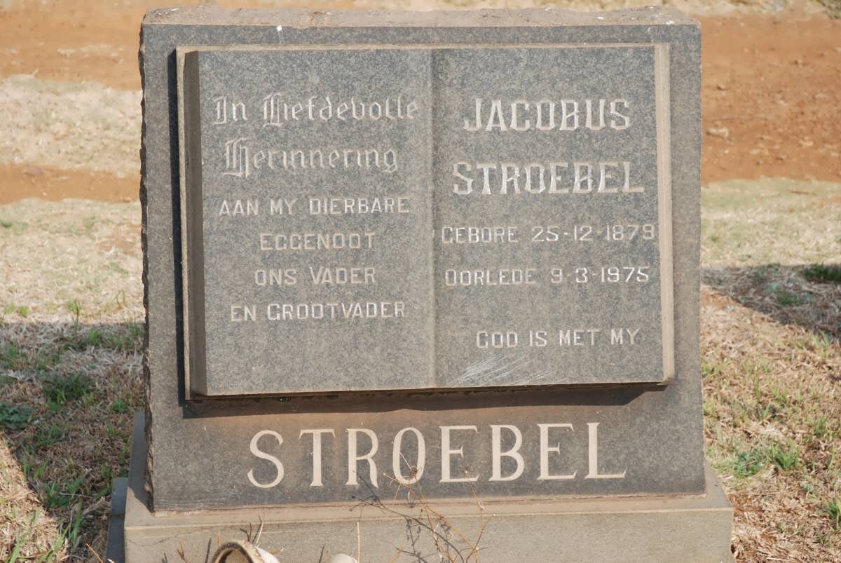 STROEBEL Jacobus 1879-1975