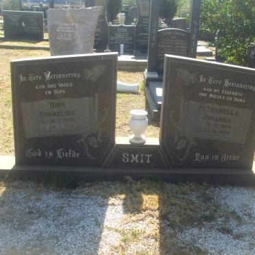 SMIT Dirk Cornelius 1908-1996 &amp; Petronella Johanna 1904-1983