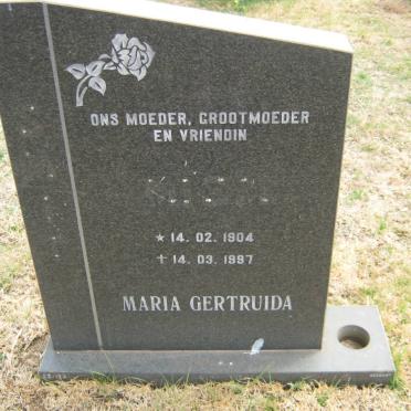 SMIT Maria Gertruida 1904-1997