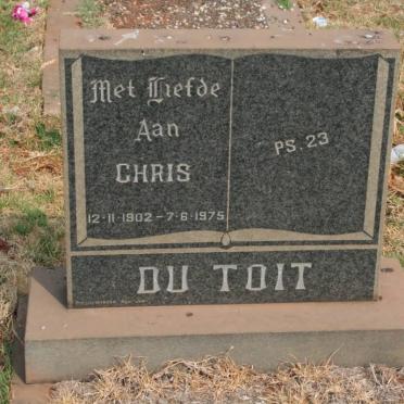 TOIT Chris, du 1902-1975