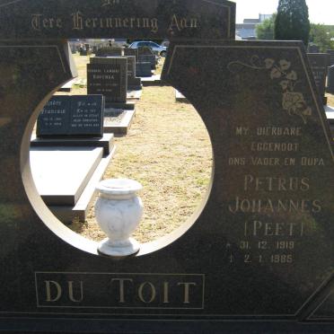 TOIT Petrus Johannes, du 1919-1985