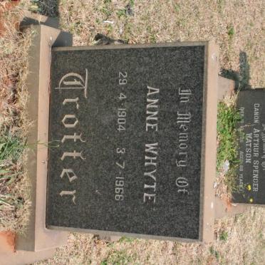 TROTTER Anne Whyte 1904-1966