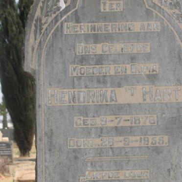 THART Hendrika 1876-1955