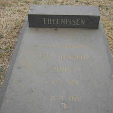 THEUNISSEN Jan Hendrik 1870-1955