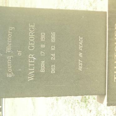 THATCHER Walther George 1910-1965