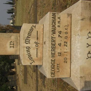 VAUGHAN George Herbert 1922-1974