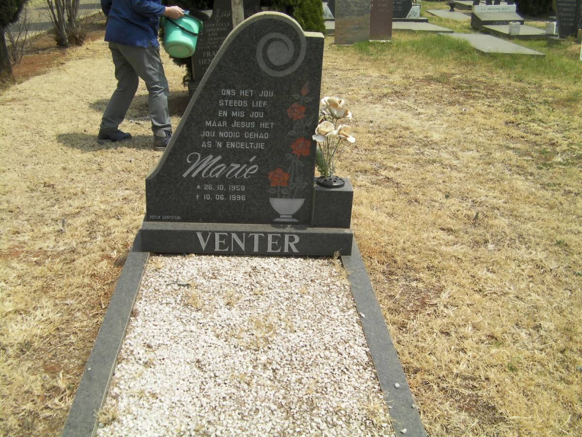 VENTER Marie 1959-1996